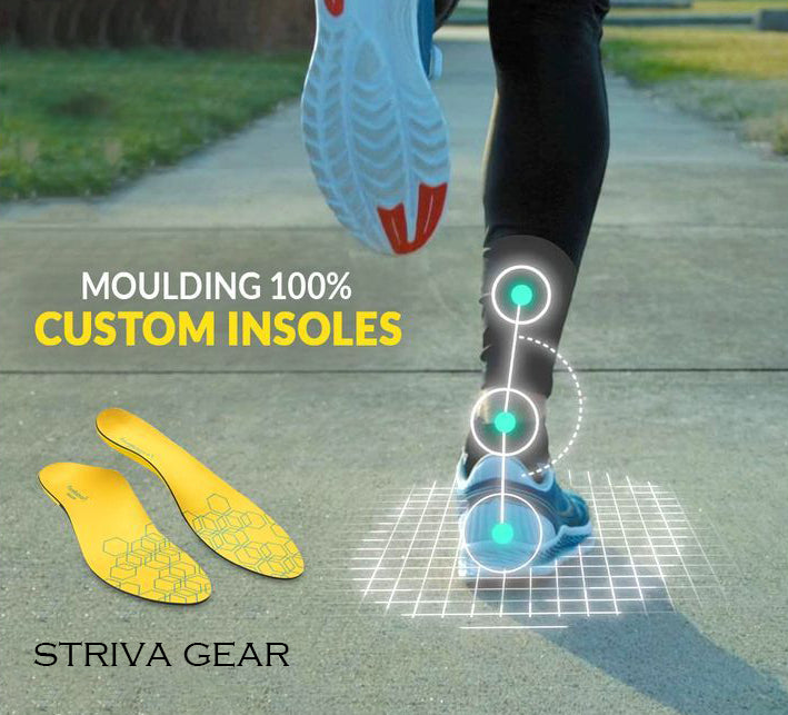 Sport shoe Massage Insoles 1/2/4 Pairs – High-Elastic Latex Shoe Pads with Shock Absorption, Breathable Comfort & Arch Support